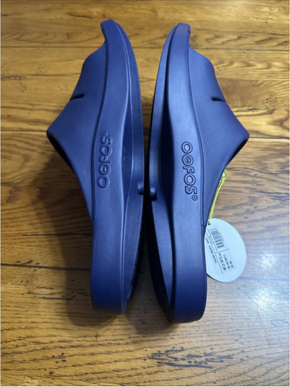 OOFOS Unisex Blue Recovery Comfort Slides Sandals. Si9ze M13/W15. - Picture 7 of 7